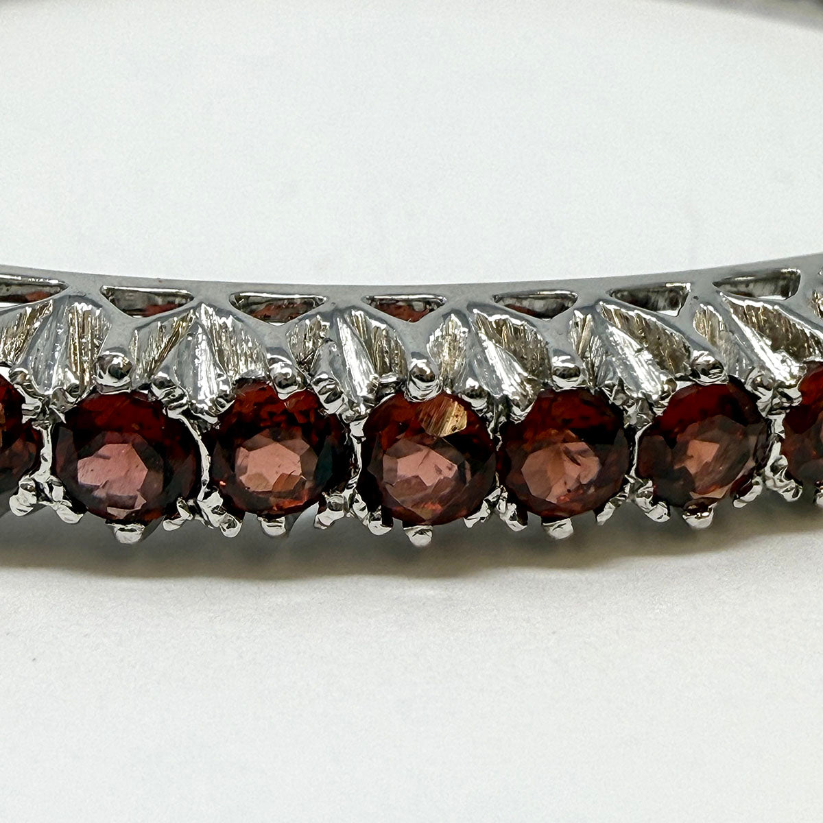 Tracey Mayer Garnet Bangle Bracelet