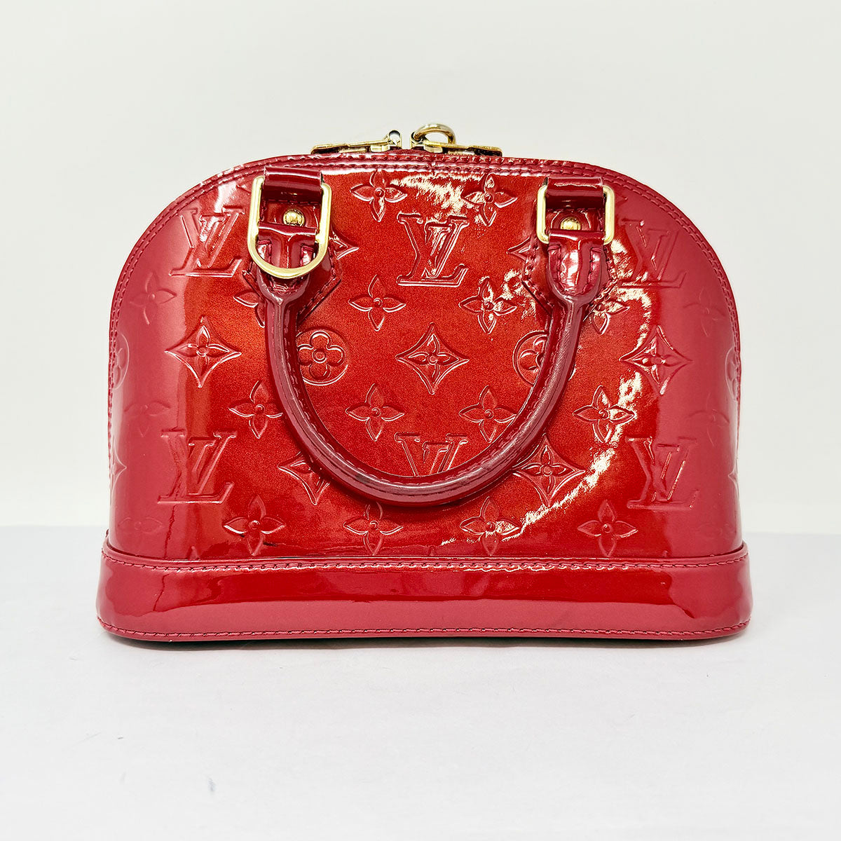 Louis Vuitton Monogram Alma Vernis Handle Bag