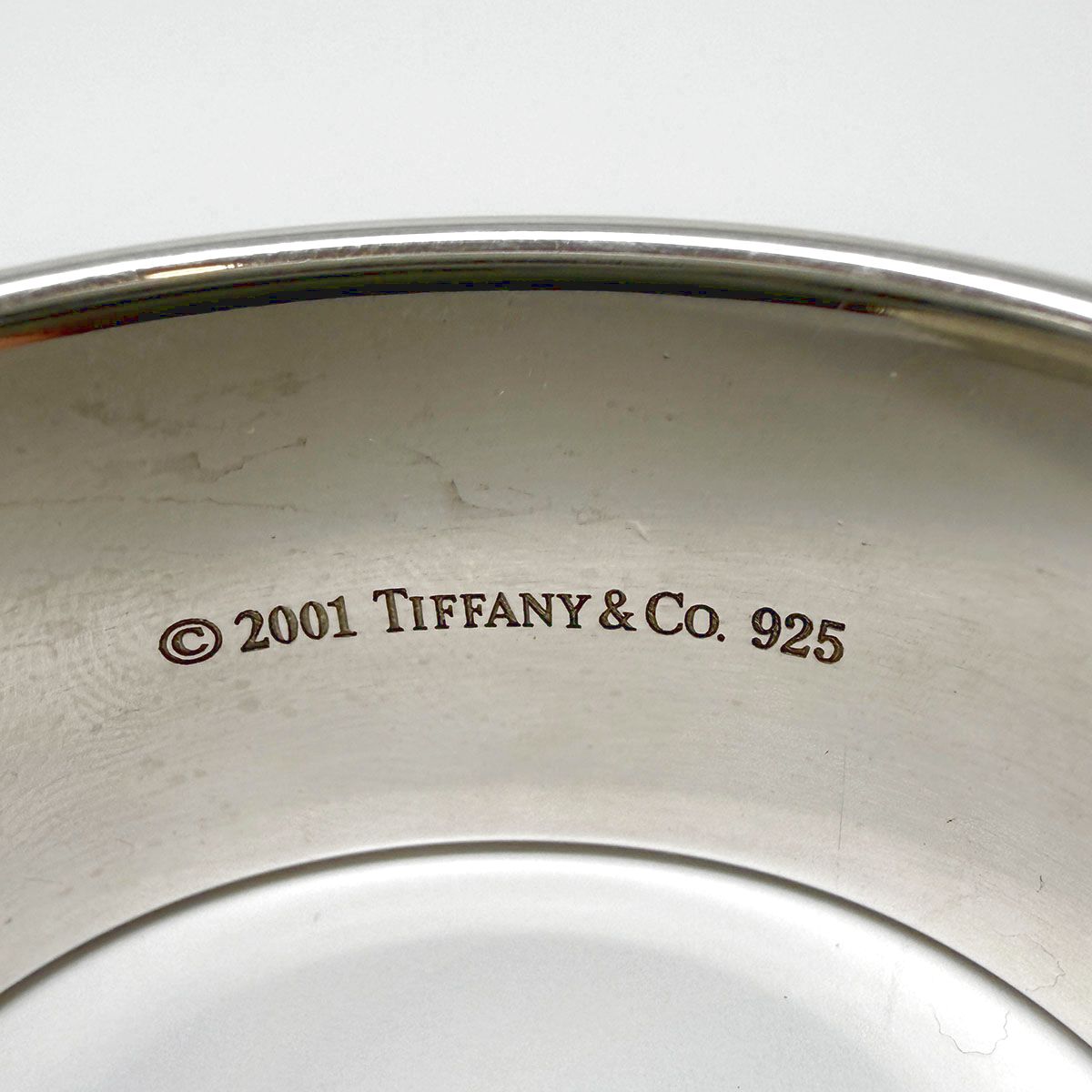 Tiffany & Co. Sterling Silver Vintage 1837 Wide Cuff Bracelet