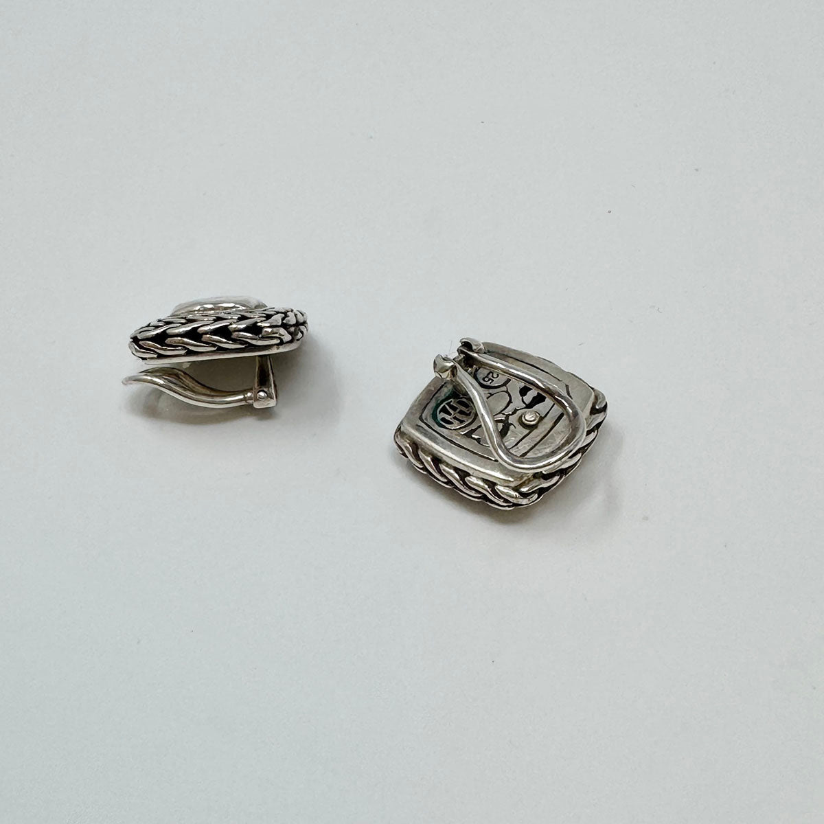 John Hardy Palu Sterling Classic Chain Clip-on Earrings