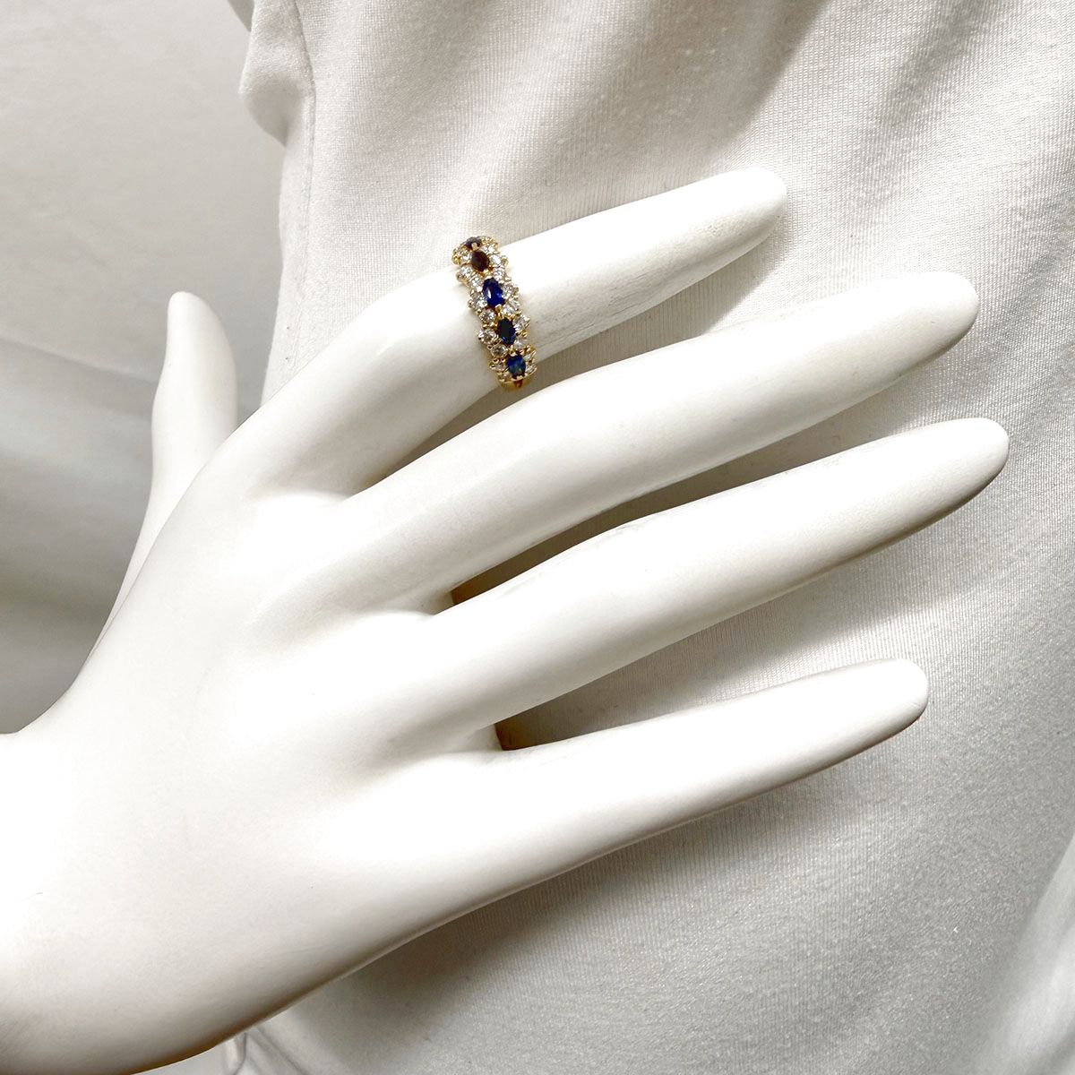 Sapphire and Diamond Ring