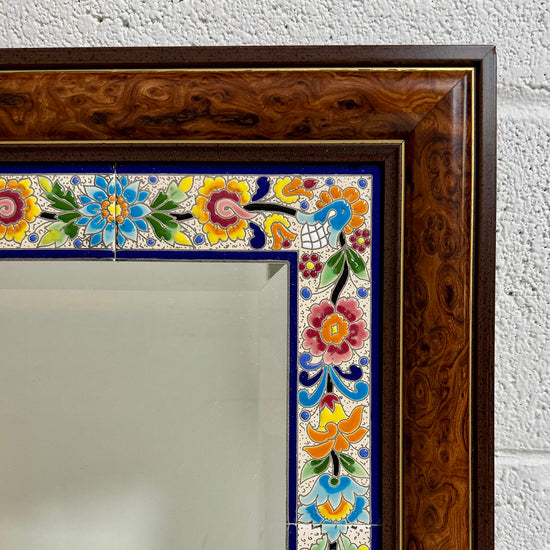 Mirror with Tile Surround