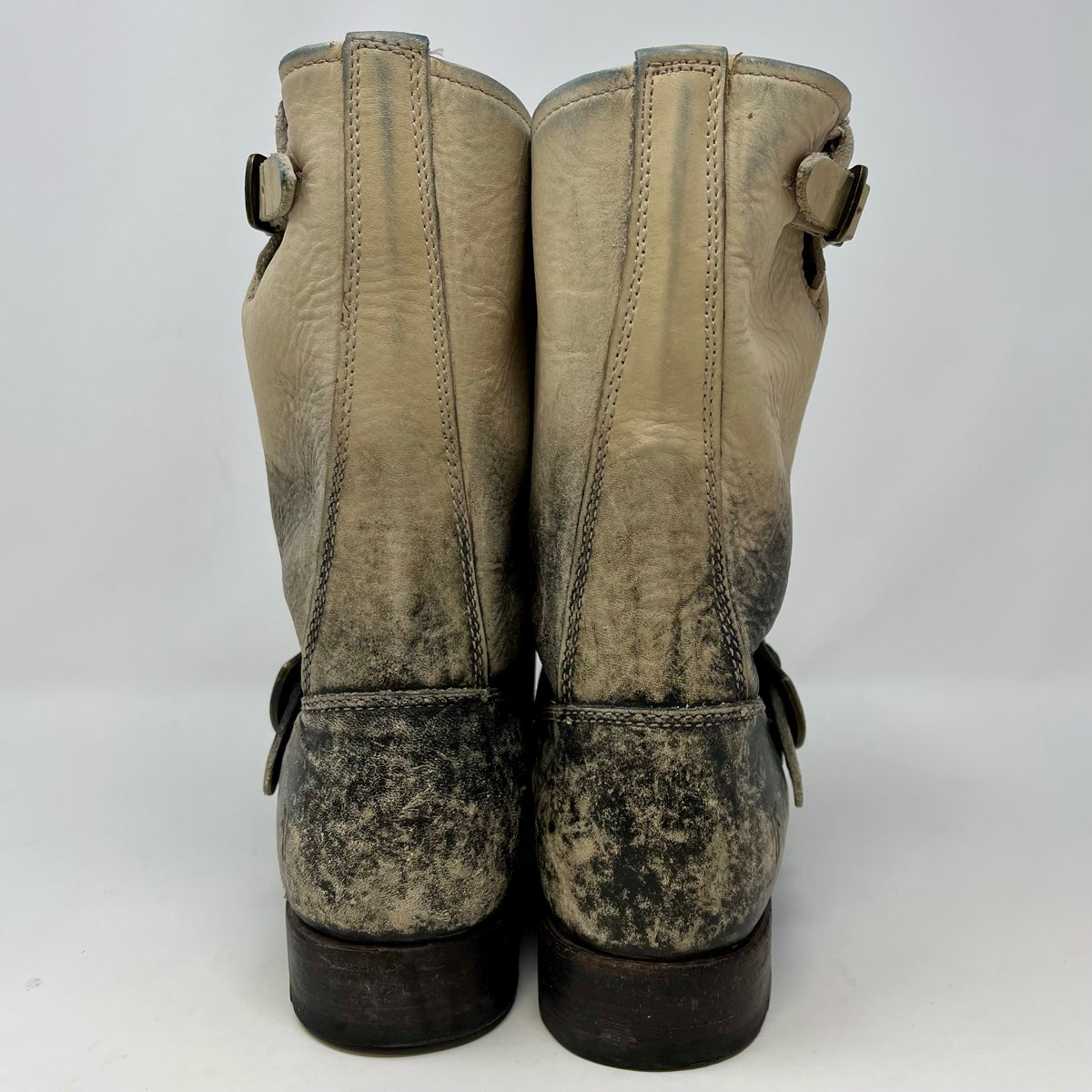 Frye Mid Calf Moto Boots