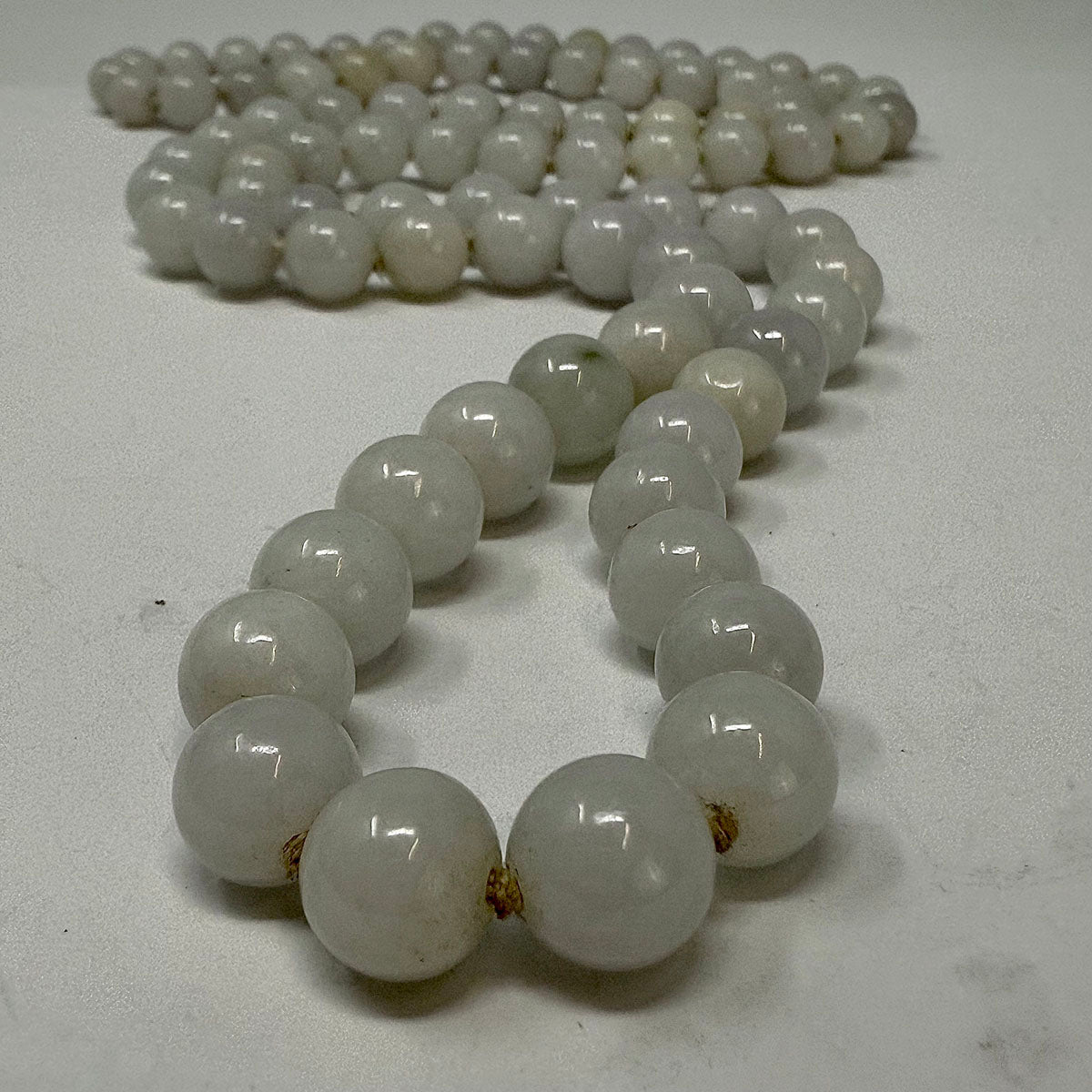 30" Jade Bead Necklace