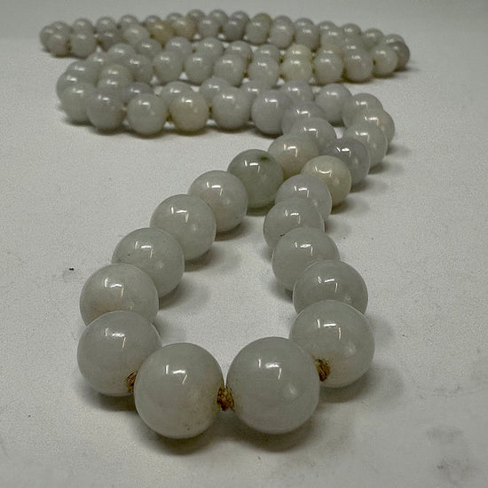 30" Jade Bead Necklace