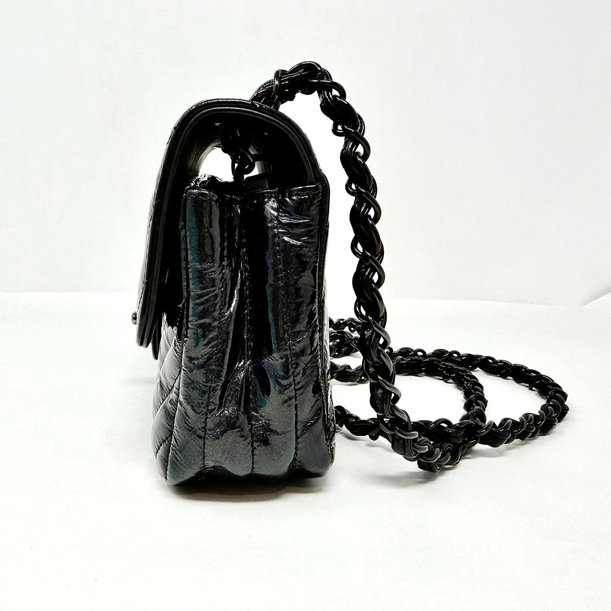 Chanel So Black Chevron Crossbody