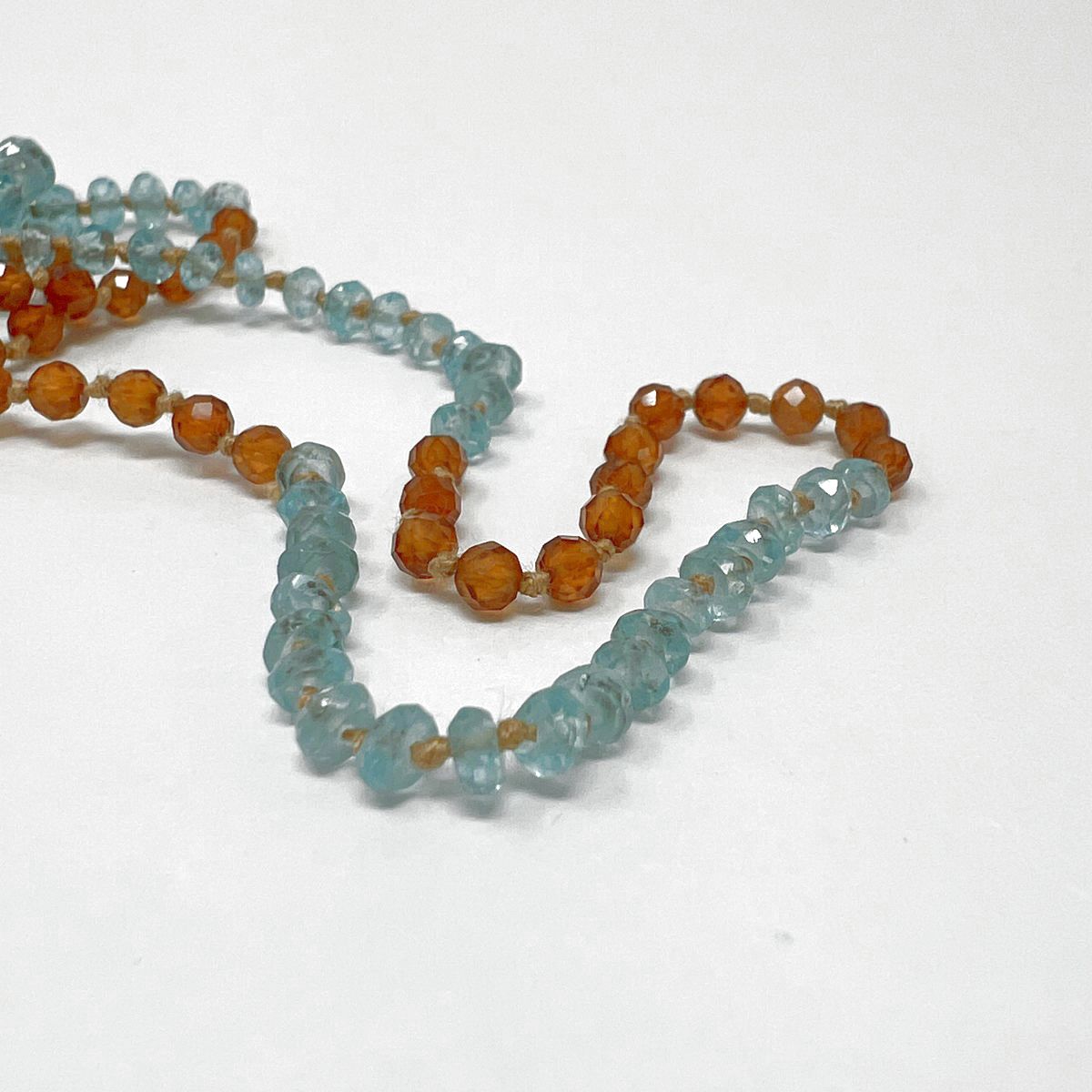 Lena Skadegard Apatite and Hessonite Necklace