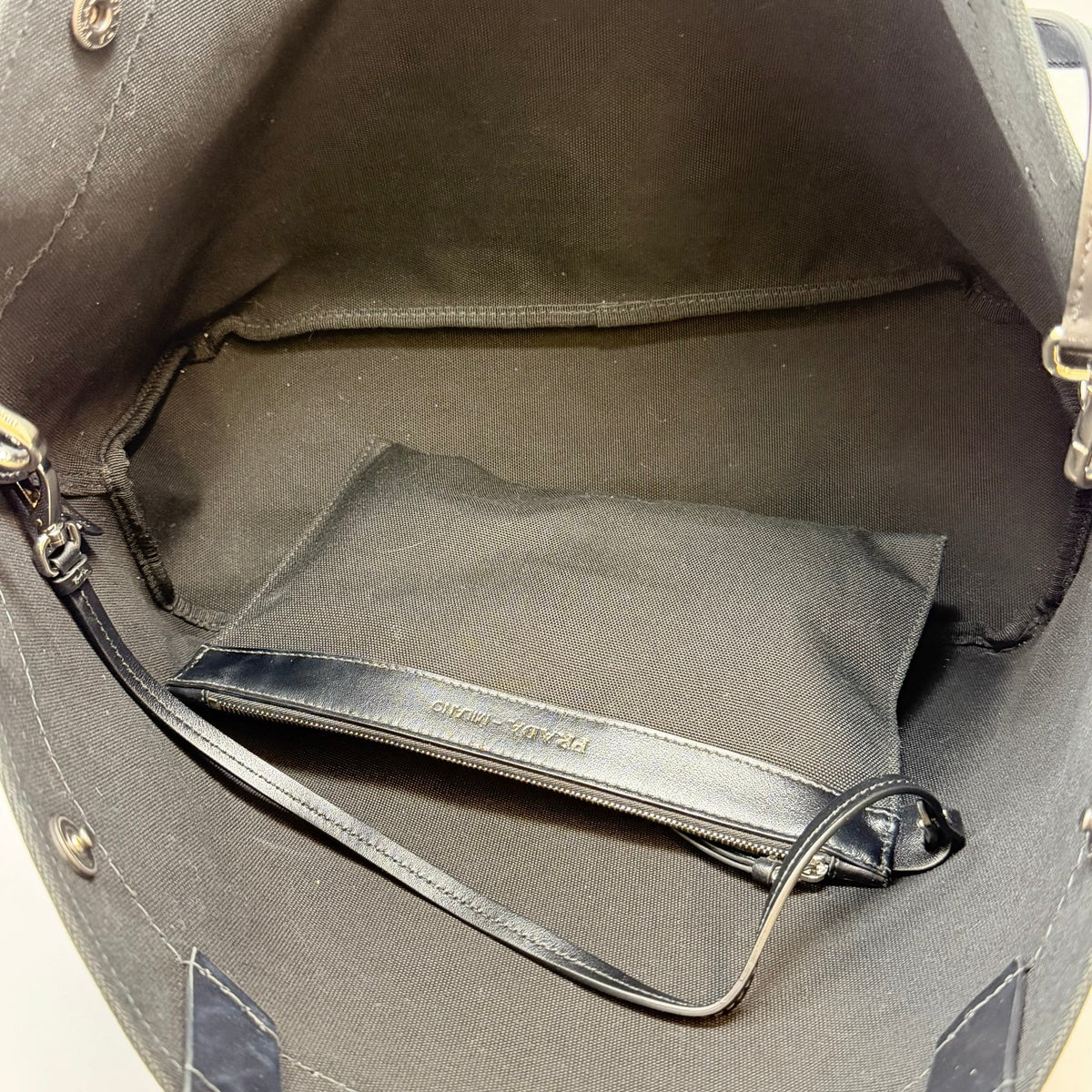 Prada Denim Bucket Tote