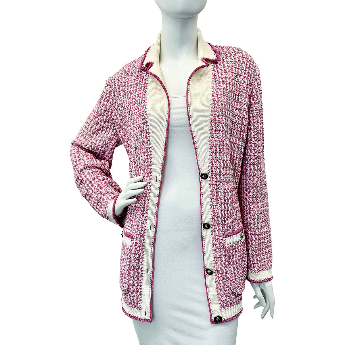 Chanel 2022 Tweed Patterned Jacket