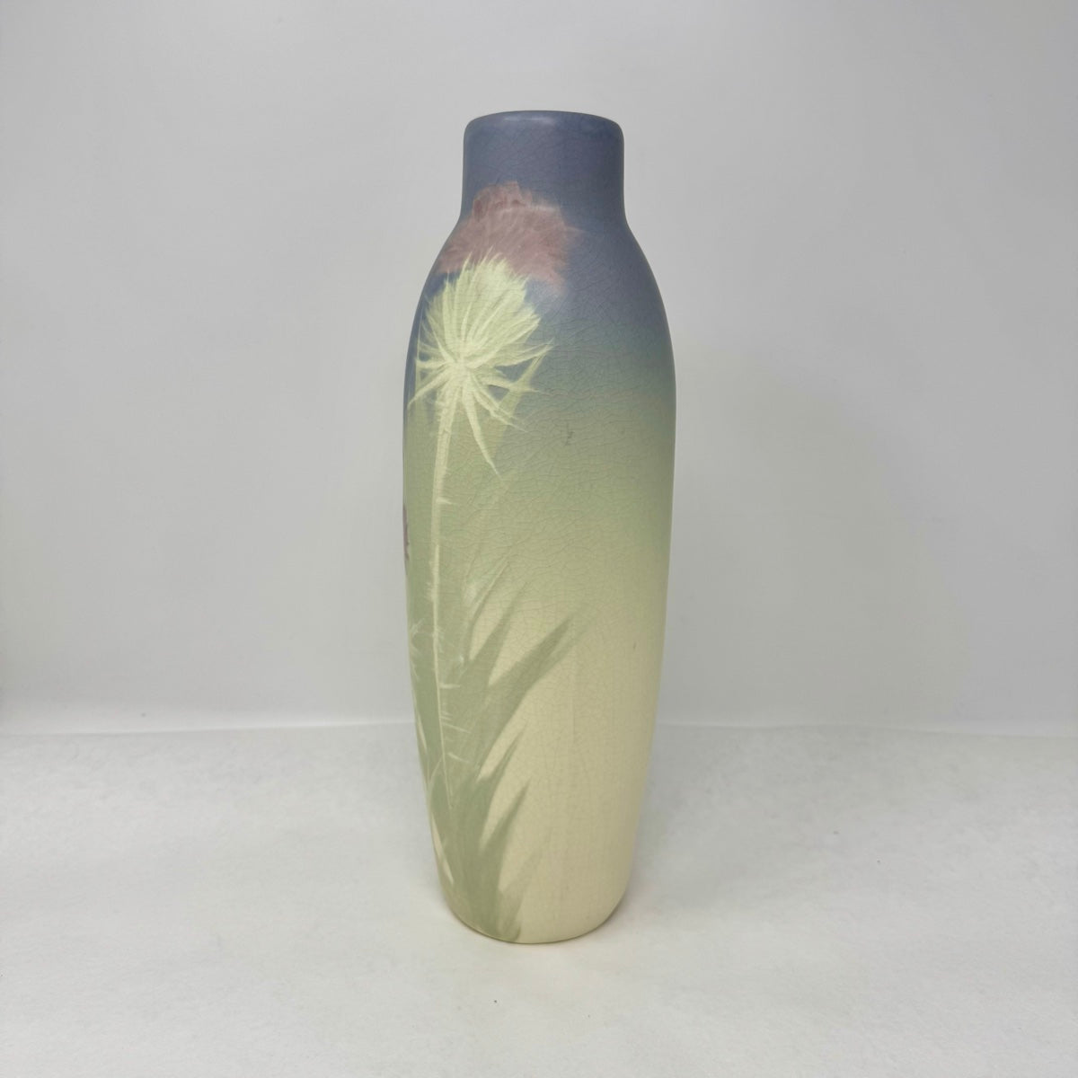 Thistle Decorated Vase