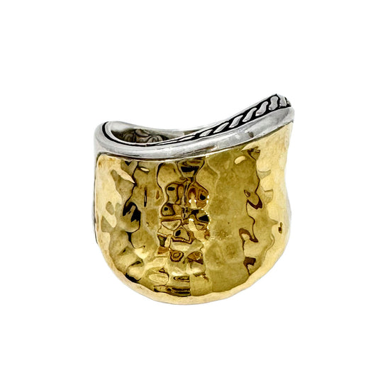 John Hardy Two-tone Palu Saddle  Ring