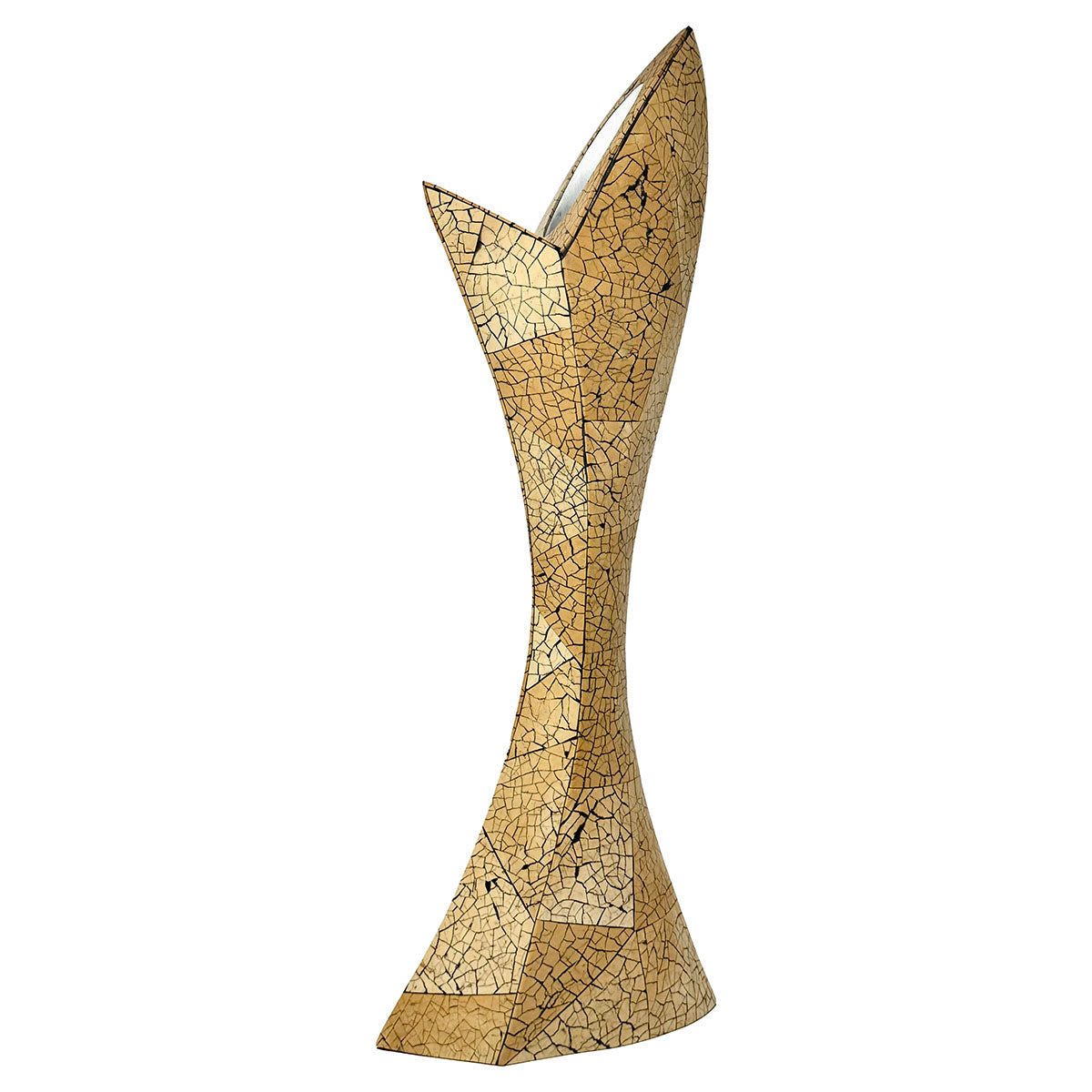 R & Y Augousti Crackle Vase