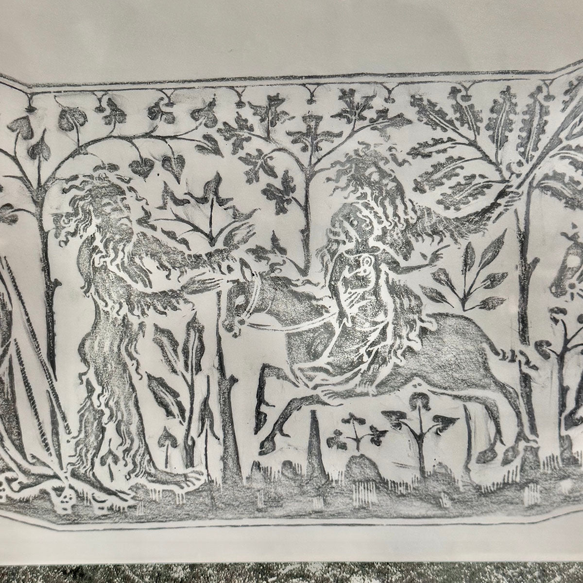 "The Woodhouse Abduction" Brass Rubbing