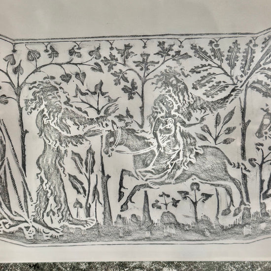 "The Woodhouse Abduction" Brass Rubbing