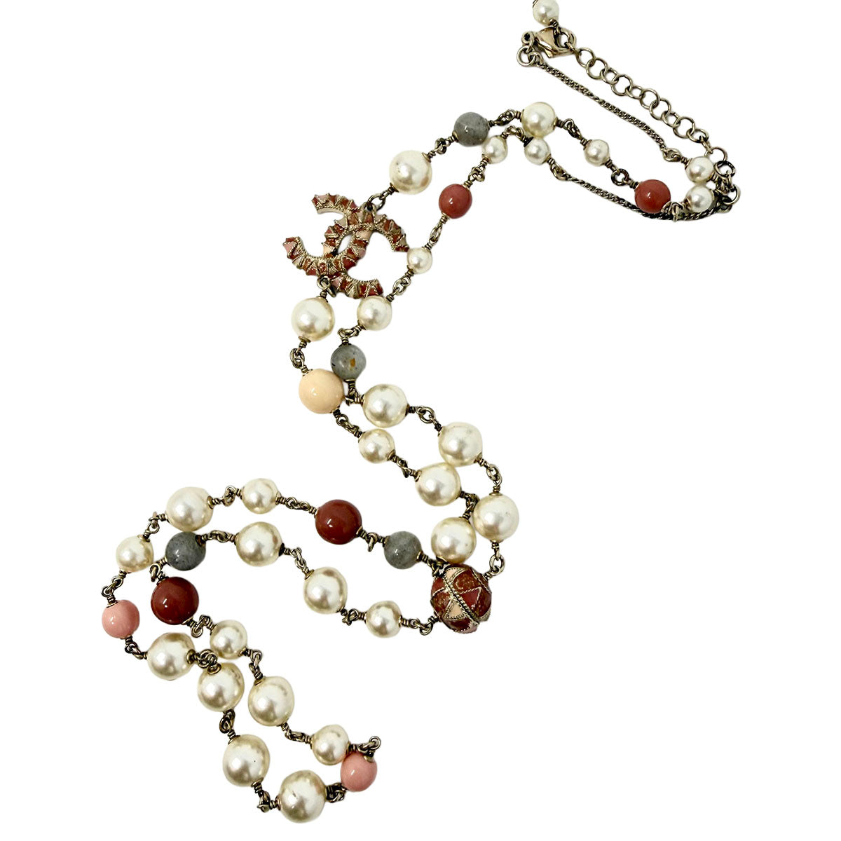 Chanel Double Layered Faux Pearl Necklace