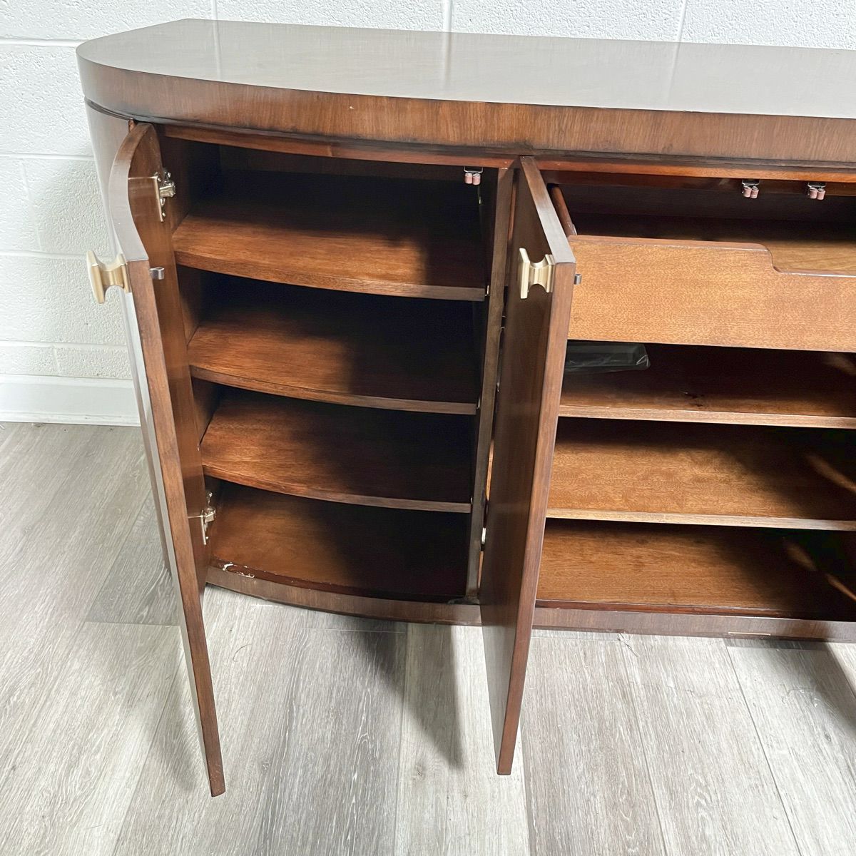 Wood Sideboard With 4 Doors