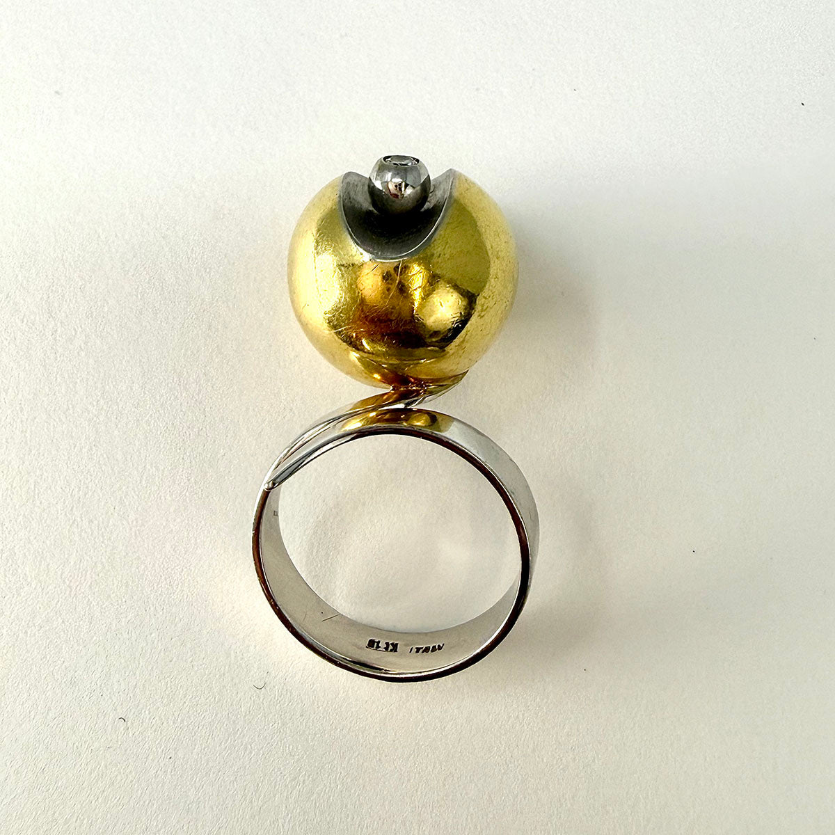 18K Modernist Ring