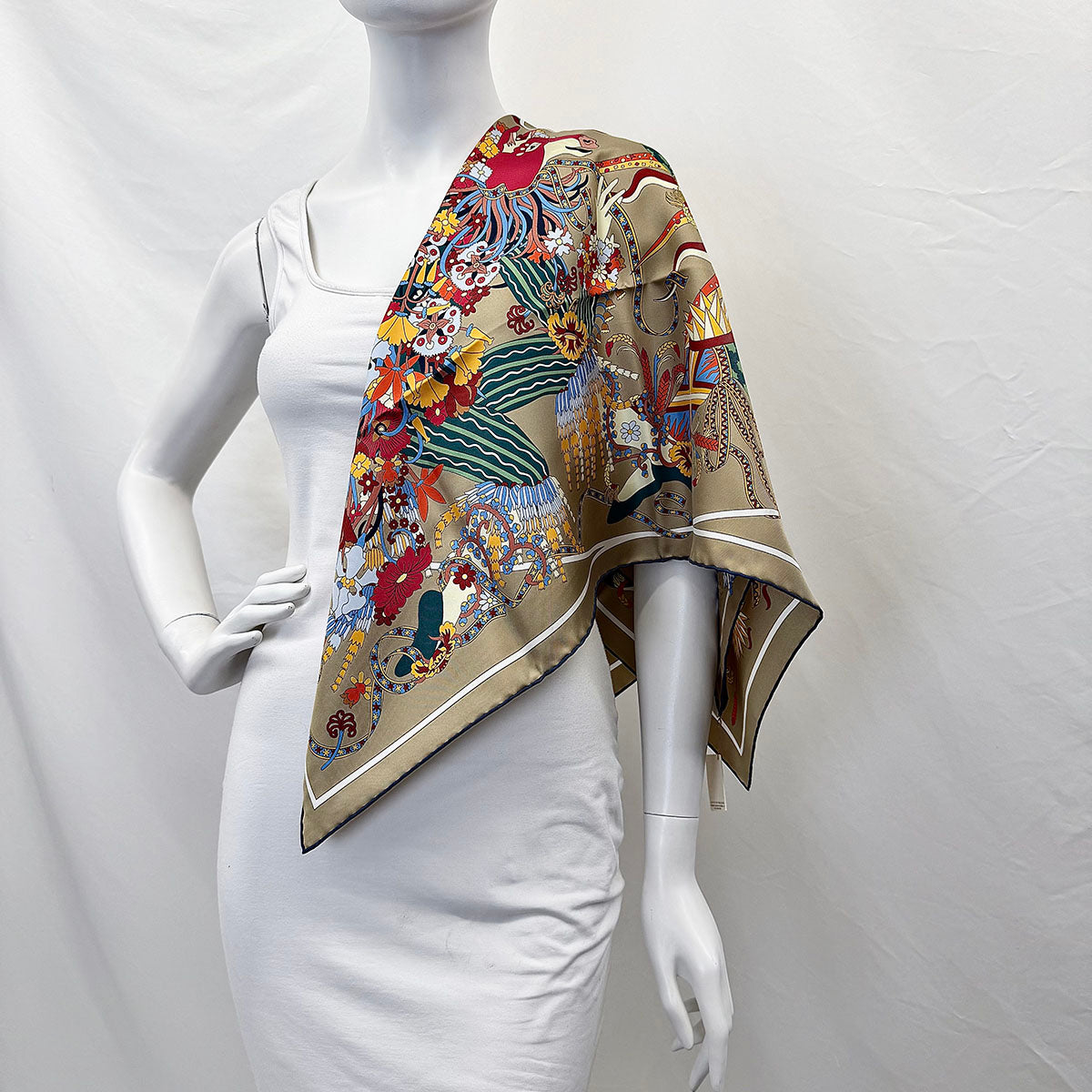Hermes "Le Sacre de Saisons" Scarf