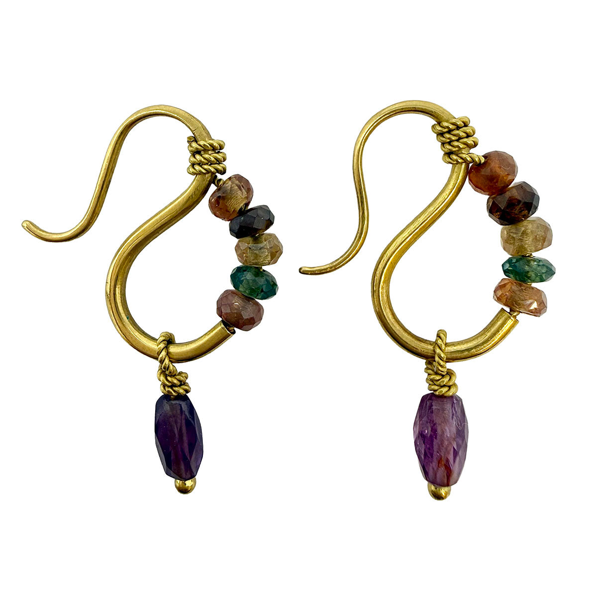 18K Gold Earrings with Pearl