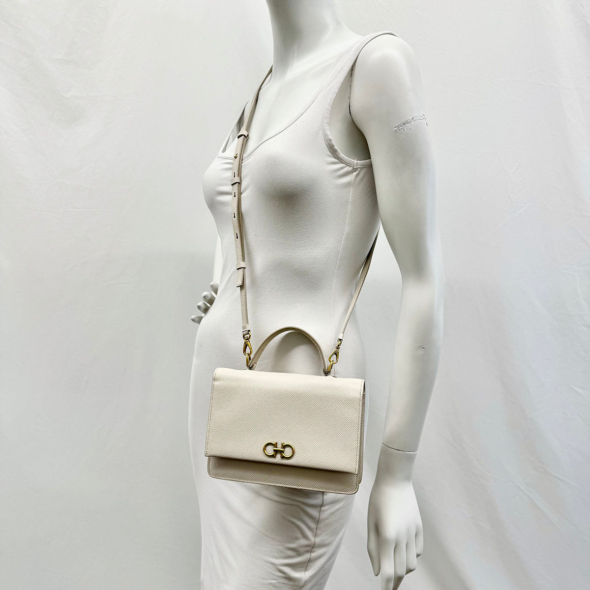 Ferragamo Mini Gancini Top Handle Bag