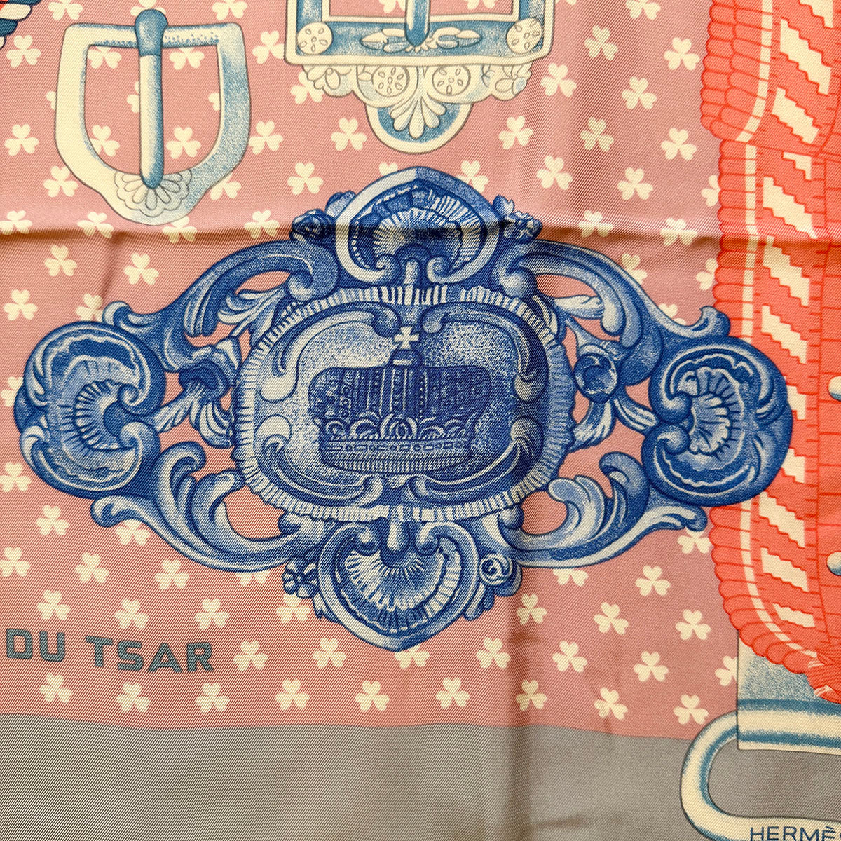 Hermes "Boucles et Galons du Tsar"  Scarf