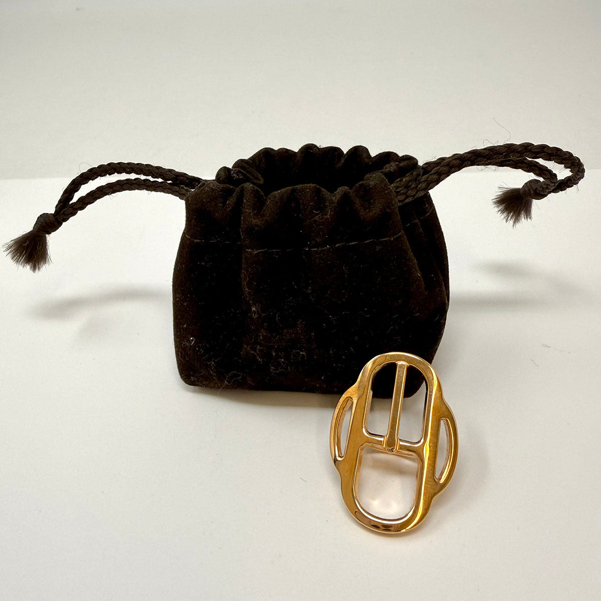 Hermes Mini Boucle Twilly Scarf Ring