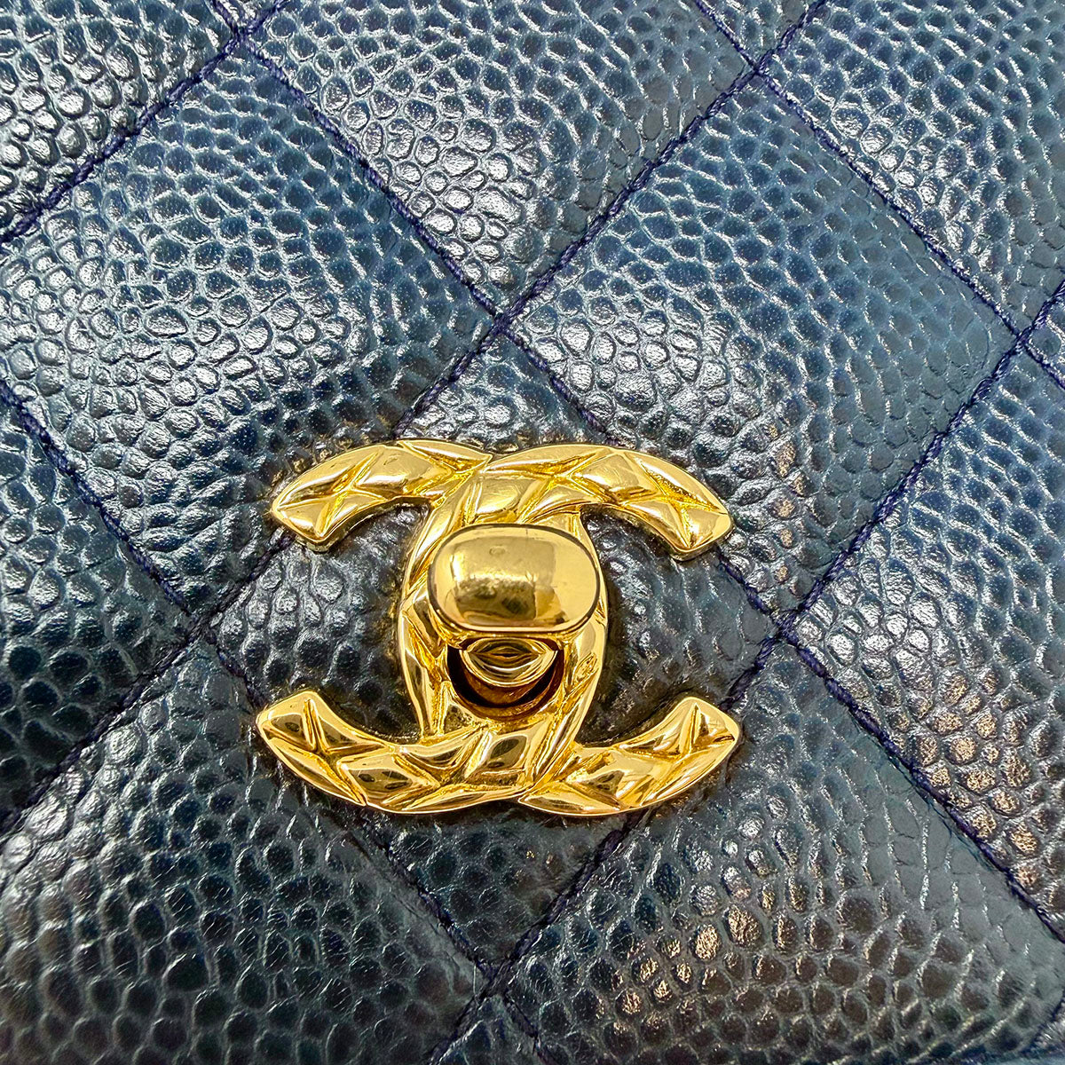 Chanel Quilted Caviar Flap Bag