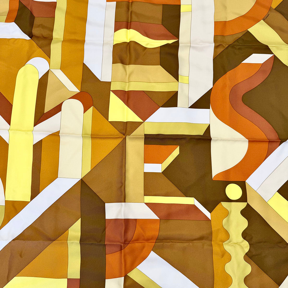 Hermes "Perspective Cavaliere" Scarf