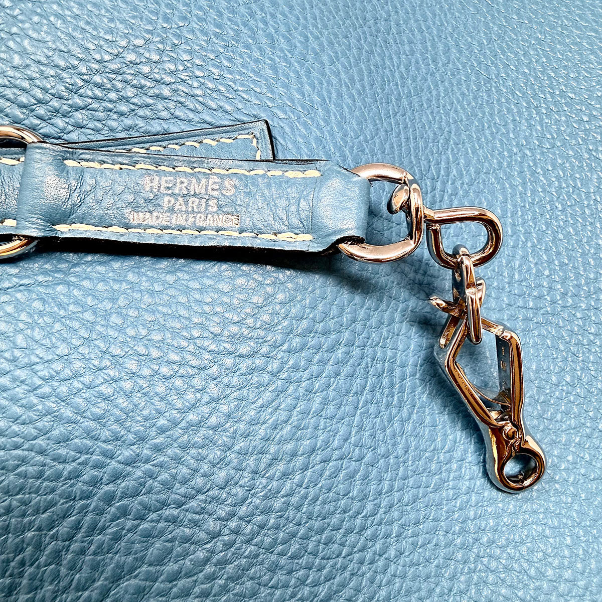 Hermes Trim 31 Blue Jean Shoulder Bag