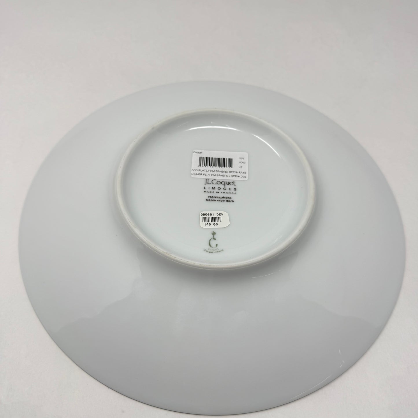 7 PC Hemisphere Raye Dinner Plate