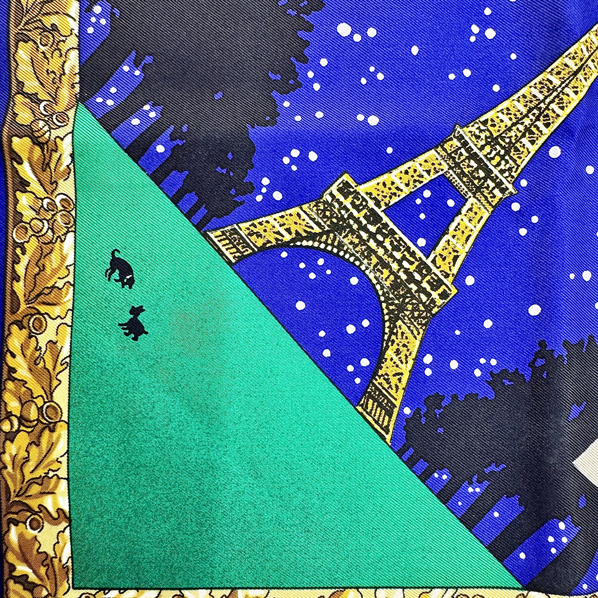 Hermes "Souvenirs de Paris" Scarf