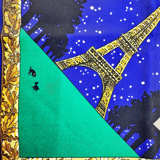 Hermes "Souvenirs de Paris" Scarf