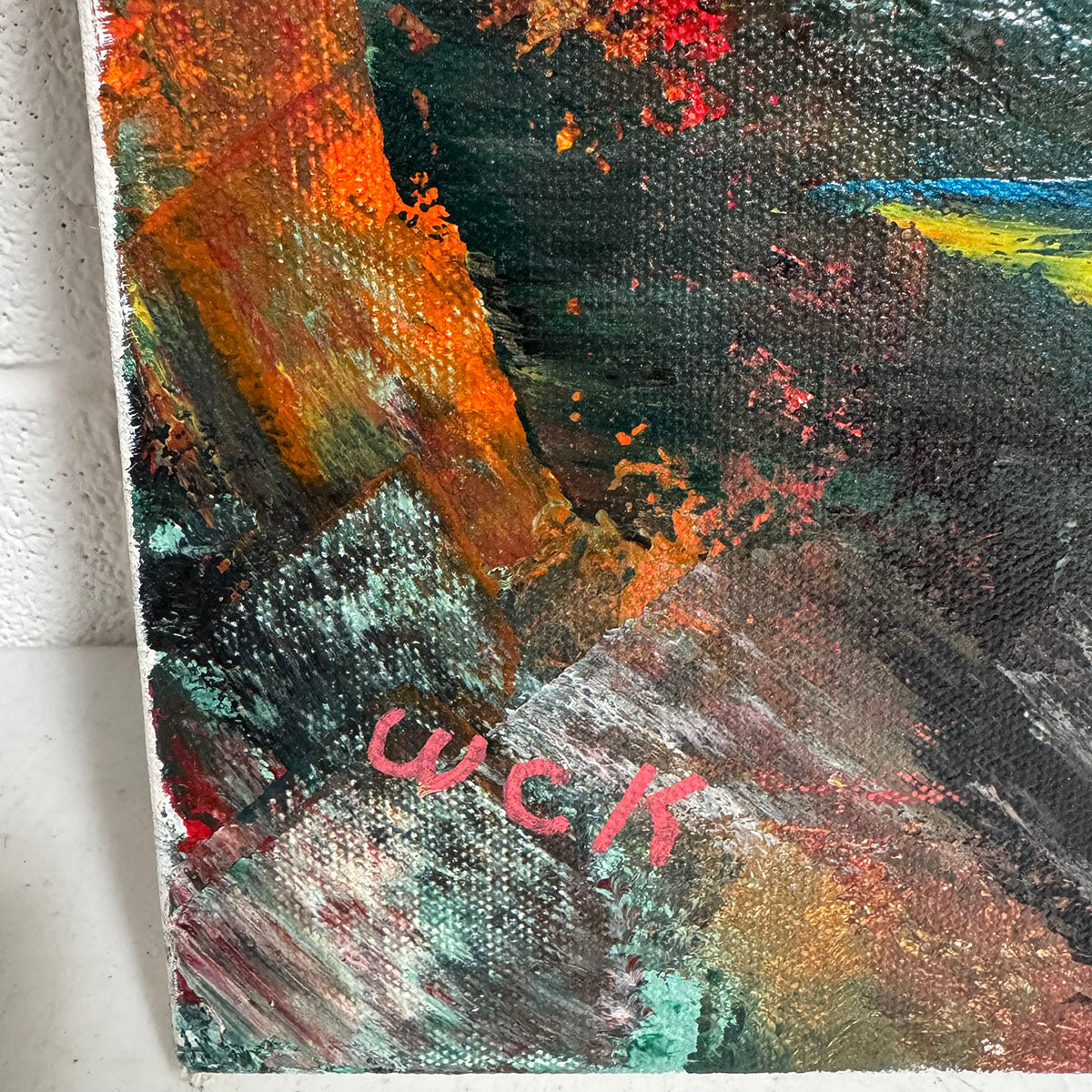Abstract III Painting signed