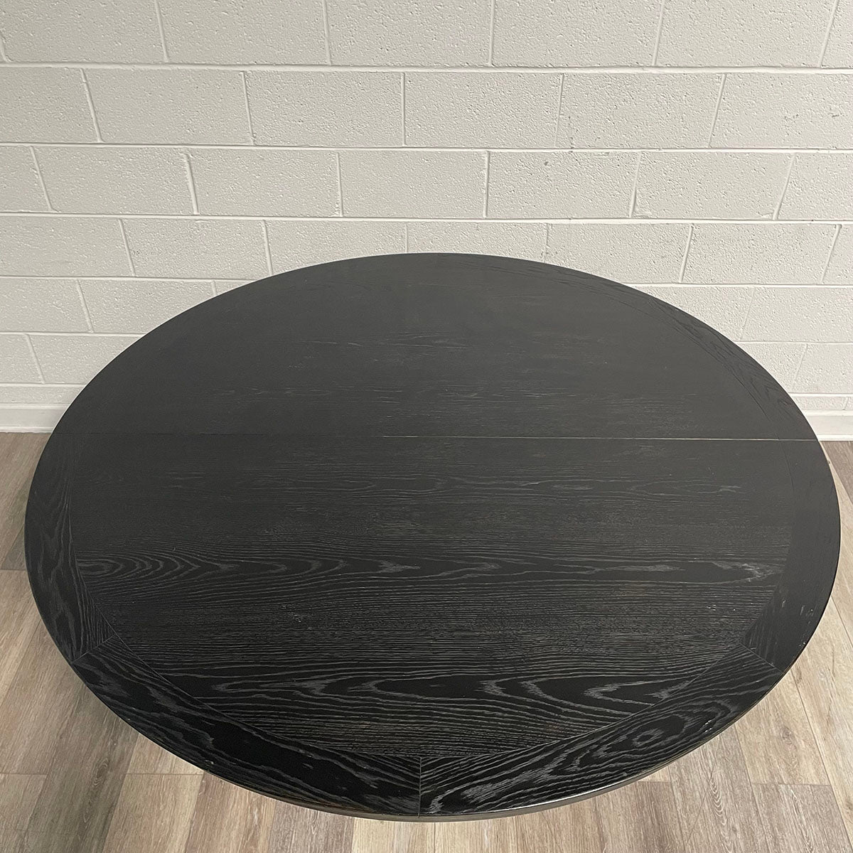 Arhaus Round Black Dining Table