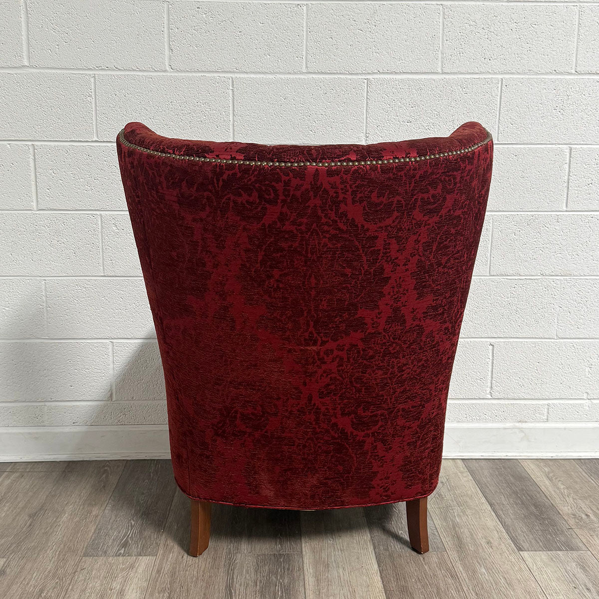 Pair Of Red Upholstered Chairs