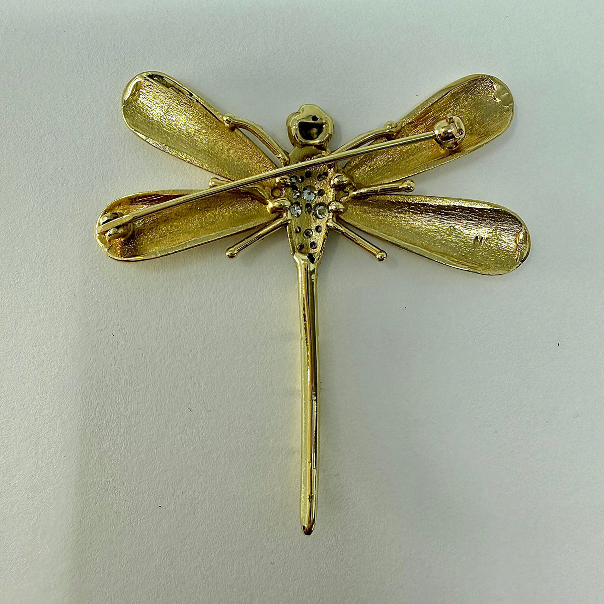 14K Dragonfly Brooch