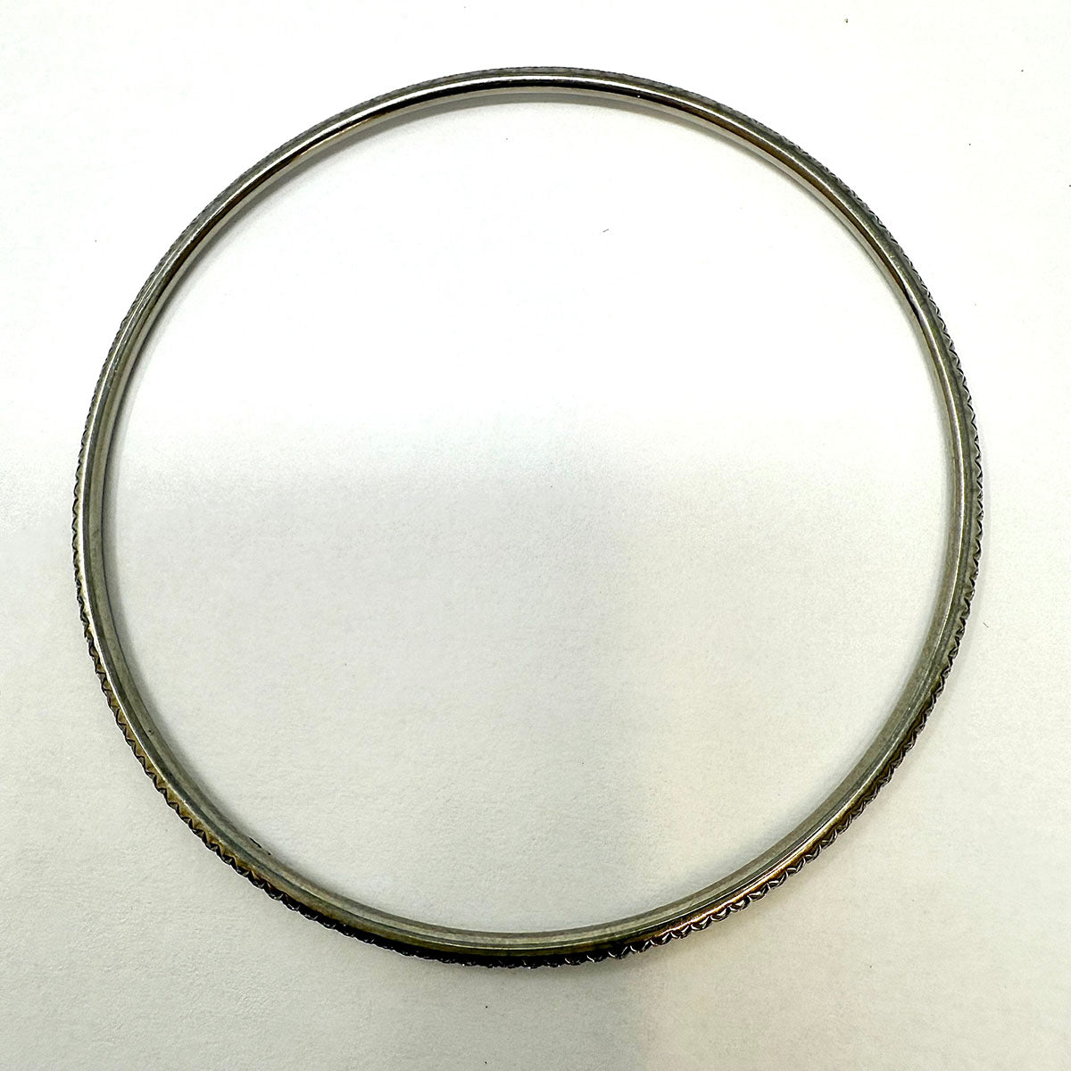 Titanium Bangle Bracelet with 150 Full Cut Diamonds