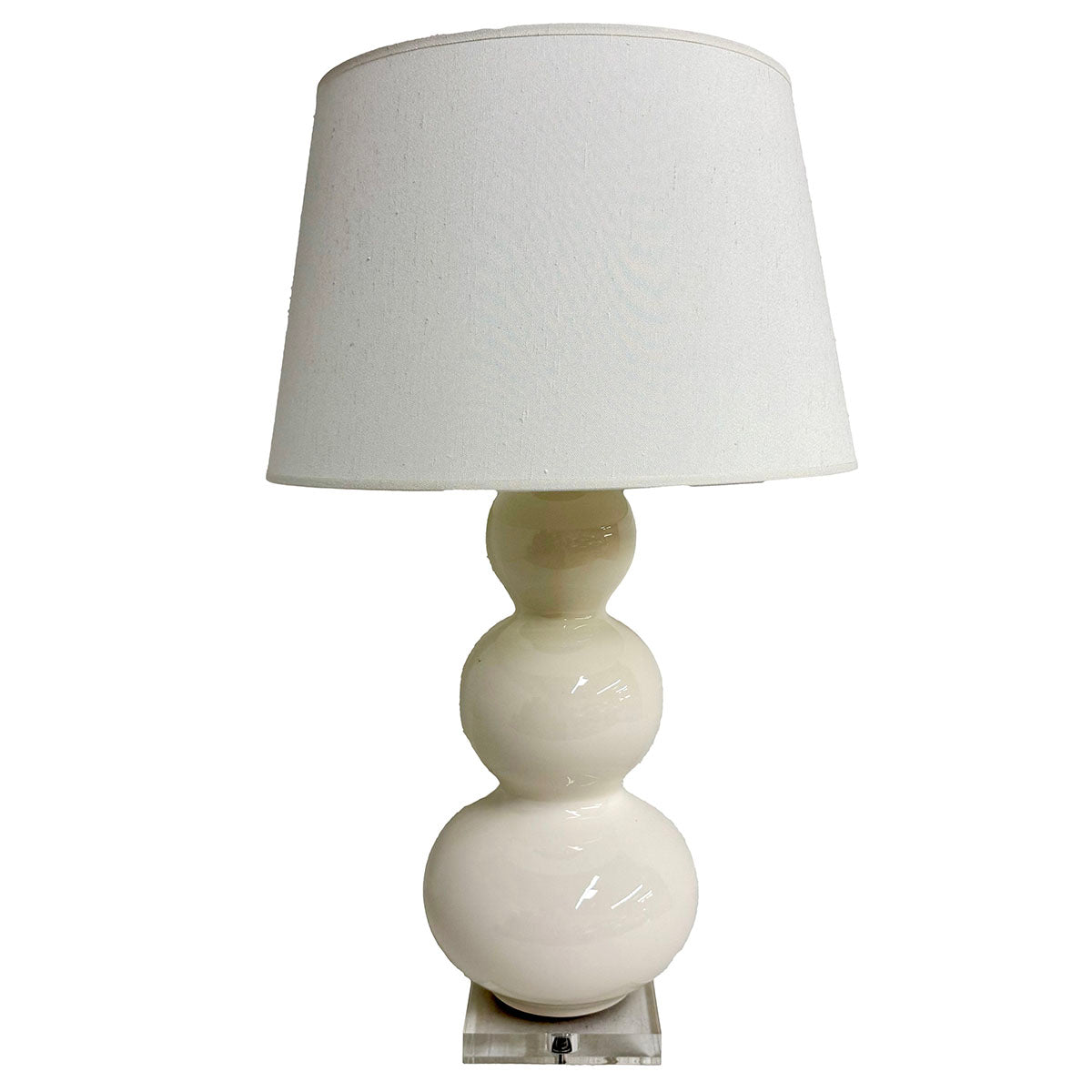 Triple Gourd Ceramic Buffet Lamp