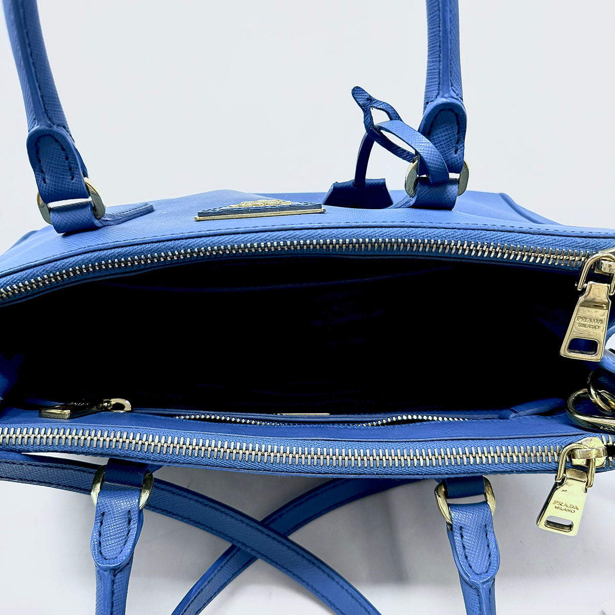 Prada Two Way Saffiano Handle Bag