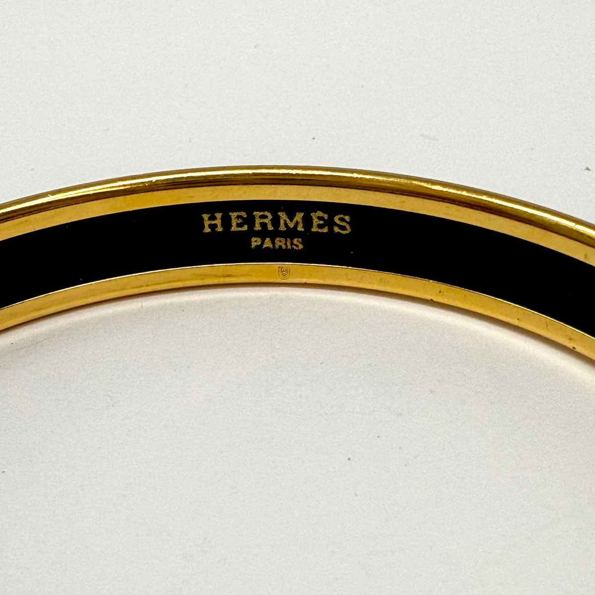 Hermes Narrow Enamel Bangle Bracelet