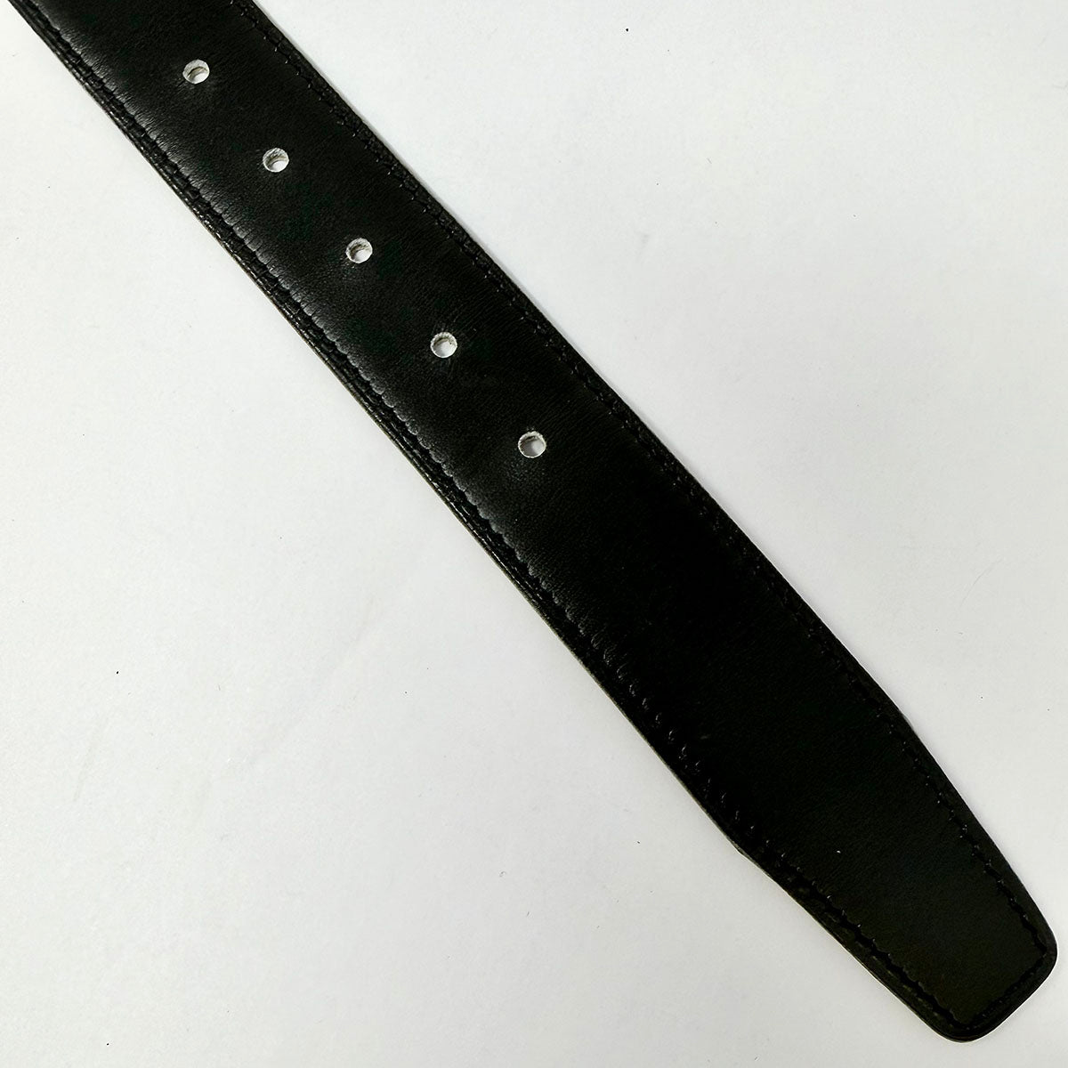 Hermes Swift Leather Belt with Gold-tone Buckle