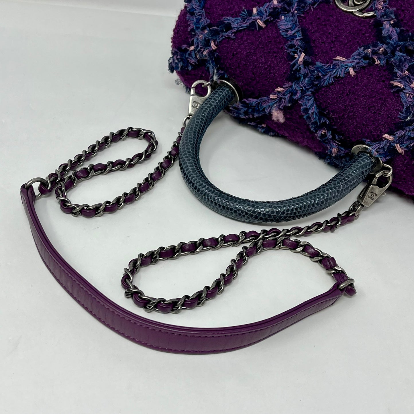 Chanel Tweed Coco Handle Bag