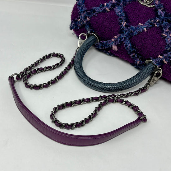 Chanel Tweed Coco Handle Bag