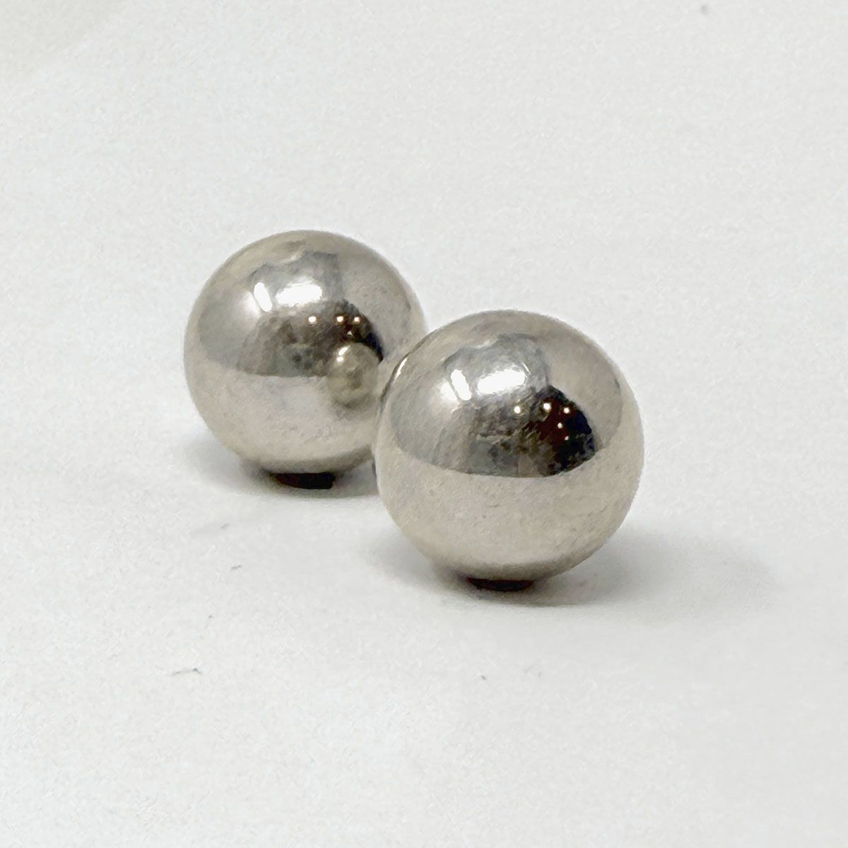 Tiffany & Co. Sterling Silver Ball Earrings