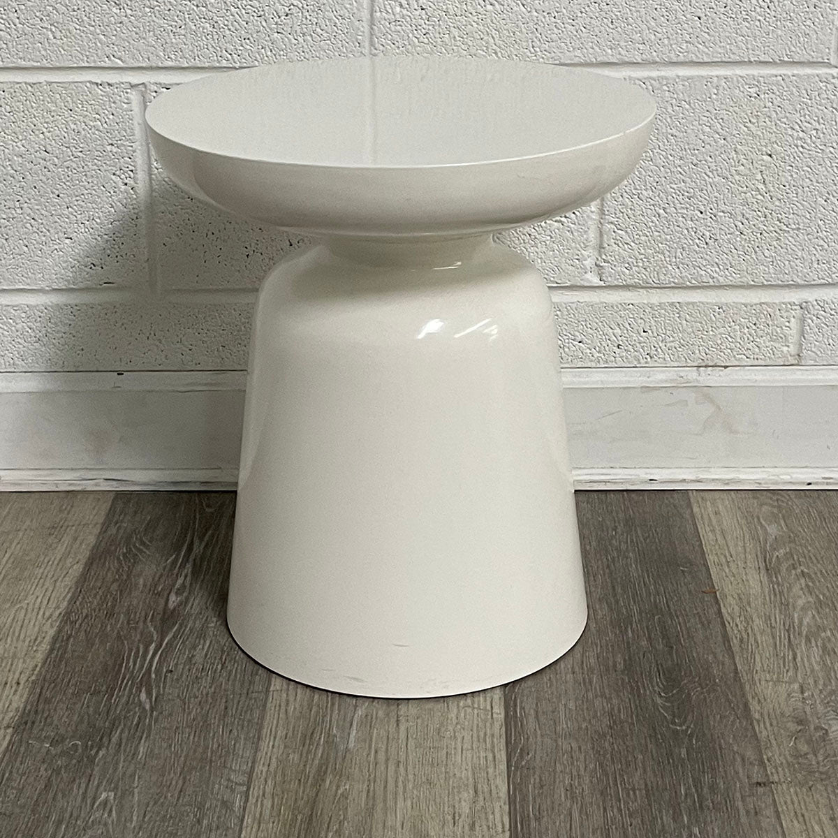 White Ceramic Stool