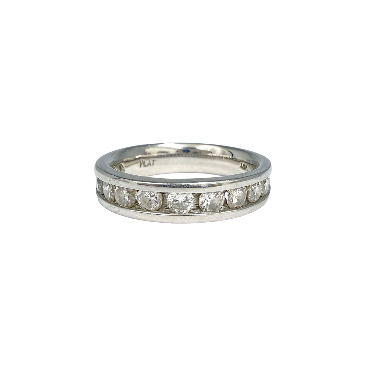 Platinum Ring with 11 Diamonds