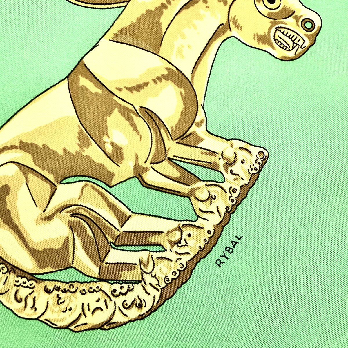 Hermes "Les Cavaliers D'Or" Scarf