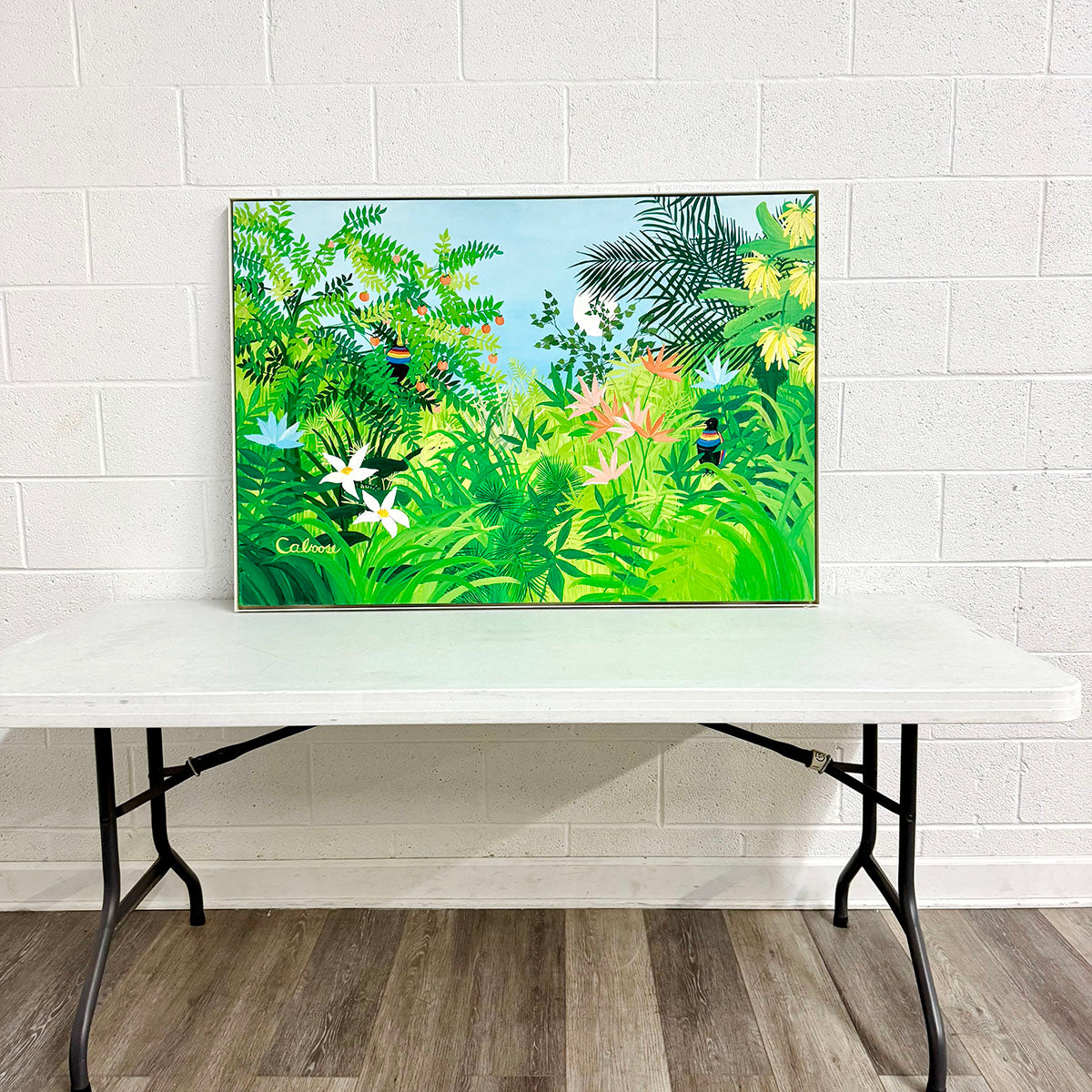 "Tropical Paradise IV", Signed