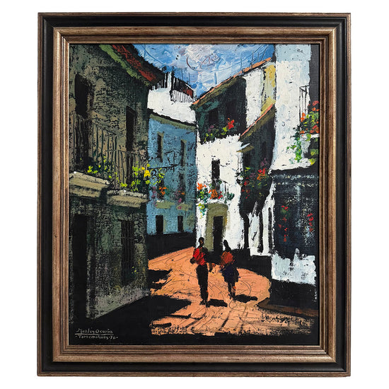 "Spanish Village" Signed and Dated '70