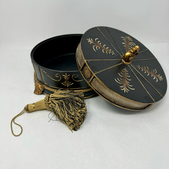 Decorative Box with Lid and Tassel
